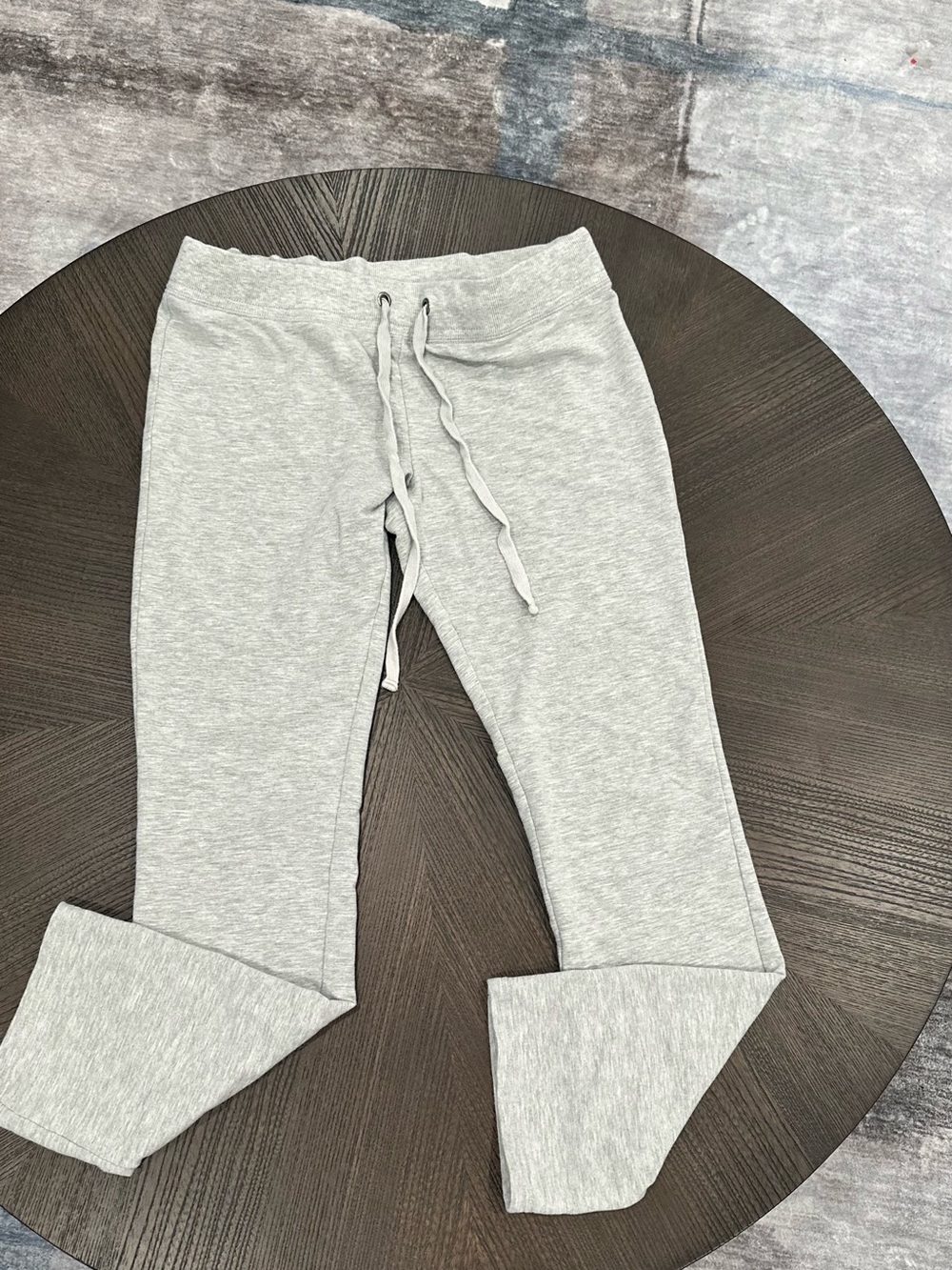 Mossimo Supply Co. Heather Light Gray Drawstring Joggers
